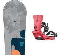 Pack snowboard K2 Chloro Grey/blue/coral 26 + Attacchi Sci - Grigio - Größe 150 - 2026