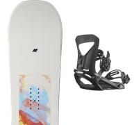 Pack snowboard K2 Dreamsicle White/multi 26 + Attacchi Sci - Bianco - Größe 142 - 2026
