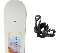 Pack snowboard K2 Dreamsicle White/multi 26 + Attacchi Sci - Bianco - Größe 153 - 2026