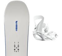 Pack snowboard K2 Extravision W 25 + Attacchi Sci - Bianco / Blu - Größe 149 - 2025