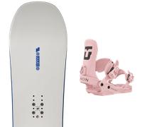 Pack snowboard K2 Extravision W 25 + Attacchi Sci - Bianco / Blu - Größe 149 - 2025