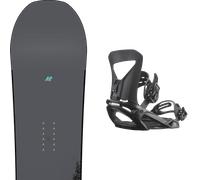 Pack snowboard K2 Gateway Grey/turquoise 26 + Attacchi Sci - Grigio - Größe 160W - 2026