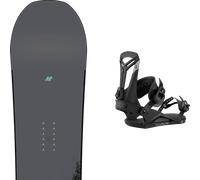 Pack snowboard K2 Gateway Grey/turquoise 26 + Attacchi Sci - Grigio - Größe 160W - 2026