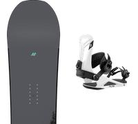 Pack snowboard K2 Gateway Grey/turquoise 26 + Attacchi Sci - Grigio - Größe 164W - 2026