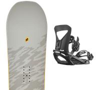 Pack snowboard K2 Gateway Pop 25 + Attacchi Sci - Grigio / Marrone - Größe 153 - 2025