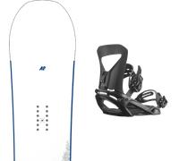 Pack snowboard K2 Gateway Pop White/blue 26 + Attacchi Sci - Bianco - Größe 164W - 2026