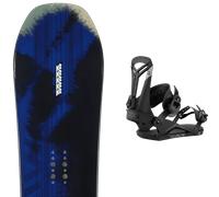 Pack snowboard K2 Passport 25 + Attacchi Sci - Blu / Nero / Rosa - Größe 157 - 2025