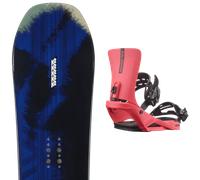 Pack snowboard K2 Passport 25 + Attacchi Sci - Blu / Nero / Rosa - Größe 159W - 2025