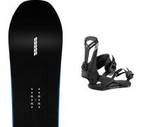 Pack snowboard K2 Passport Black 26 + Attacchi Sci - Nero - Größe 160 - 2026