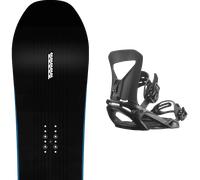 Pack snowboard K2 Passport Black 26 + Attacchi Sci - Nero - Größe 162W - 2026
