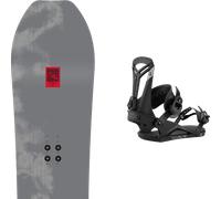 Pack snowboard K2 Sky Pilot Grey/red 26 + Attacchi Sci - Grigio - Größe 151 - 2026