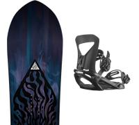 Pack snowboard Nidecker Alpha Apx Tbc 26 + Attacchi Sci - - Größe 162W - 2026