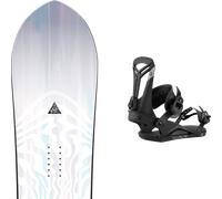 Pack snowboard Nidecker Alpha Tbc 26 + Attacchi Sci - Bianco - Größe 158 - 2026