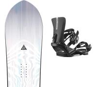 Pack snowboard Nidecker Alpha Tbc 26 + Attacchi Sci - Bianco - Größe 162W - 2026