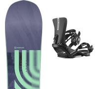Pack snowboard Nidecker Astral Tbc 26 + Attacchi Sci - Viola / Verde - Größe 151 - 2026
