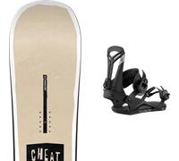 Pack snowboard Nidecker Cheat Code Tbc 26 + Attacchi Sci - Beige / Nero / Multicolore - Größe 159W - 2026