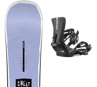 Pack snowboard Nidecker Cheat Code W Tbc 26 + Attacchi Sci - Viola / Nero - Größe 146 - 2026