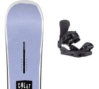 Pack snowboard Nidecker Cheat Code W Tbc 26 + Attacchi Sci - Viola / Nero - Größe 149 - 2026