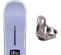 Pack snowboard Nidecker Cheat Code W Tbc 26 + Attacchi Sci - Viola / Nero - Größe 149 - 2026