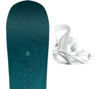 Pack snowboard Nidecker Elle 26 + Attacchi Sci - Verde - Größe 147 - 2026