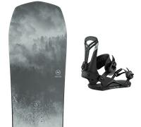 Pack snowboard Nidecker Escape 24 + Attacchi Sci - Grigio - Größe 162W - 2024