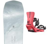 Pack snowboard Nidecker Escape 25 + Attacchi Sci - Grigio - Größe 159W - 2025