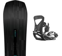 Pack snowboard Nidecker Escape Plus Tbc 27 + Attacchi Sci - Nero - Größe 156 - 2027