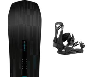 Pack snowboard Nidecker Escape Plus Tbc 27 + Attacchi Sci - Nero - Größe 159 - 2027