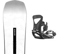 Pack snowboard Nidecker Escape Tbc 26 + Attacchi Sci - Bianco - Größe 162W - 2026