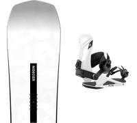 Pack snowboard Nidecker Escape Tbc 26 + Attacchi Sci - Bianco - Größe 165W - 2026