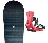 Pack snowboard Nidecker Play 25 + Attacchi Sci - Blu - Größe 159W - 2025