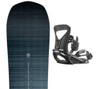 Pack snowboard Nidecker Play 26 + Attacchi Sci - Blu - Größe 162W - 2026