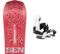 Pack snowboard Nidecker Sensor Tbc 26 + Attacchi Sci - Rosso - Größe 153 - 2026