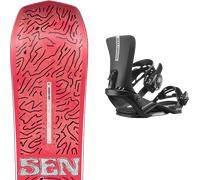 Pack snowboard Nidecker Sensor Tbc 26 + Attacchi Sci - Rosso - Größe 153 - 2026