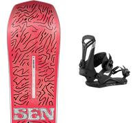 Pack snowboard Nidecker Sensor Tbc 26 + Attacchi Sci - Rosso - Größe 156 - 2026
