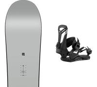 Pack snowboard Nitro Alternator Grey/green 26 + Attacchi Sci - Grigio - Größe 157 - 2026