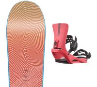 Pack snowboard Nitro Alternator X Volcom 25 + Attacchi Sci - Multicolore - Größe 157 - 2025