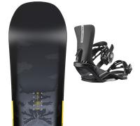 Pack snowboard Nitro Beast 25 + Attacchi Sci - Nero / Giallo - Größe 155 - 2025