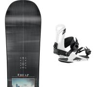 Pack snowboard Nitro Cheap Thrills Black/multi 26 + Attacchi Sci - Nero / Grigio / Multicolore - Größe 148 - 2026