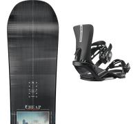 Pack snowboard Nitro Cheap Thrills Black/multi 26 + Attacchi Sci - Nero / Grigio / Multicolore - Größe 157 - 2026