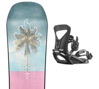 Pack snowboard Nitro Cheap Trills 25 + Attacchi Sci - Viola / Blu / Nero - Größe 157 - 2025