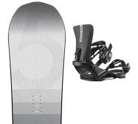 Pack snowboard Nitro Cinema 26 + Attacchi Sci - Grigio / Nero - Größe 155 - 2026