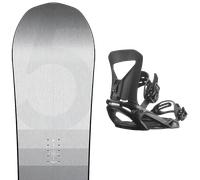 Pack snowboard Nitro Cinema 26 + Attacchi Sci - Grigio / Nero - Größe 159 - 2026