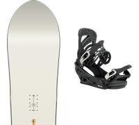 Pack snowboard Nitro Drop W White/khaki 26 + Attacchi Sci - Bianco / Verde - Größe 146 - 2026