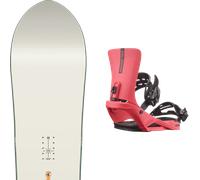 Pack snowboard Nitro Drop W White/khaki 26 + Attacchi Sci - Bianco / Verde - Größe 146 - 2026