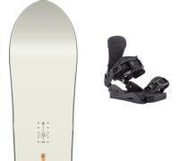 Pack snowboard Nitro Drop W White/khaki 26 + Attacchi Sci - Bianco / Verde - Größe 146 - 2026