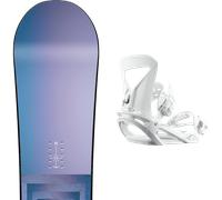 Pack snowboard Nitro Fate W Purple/black 26 + Attacchi Sci - Viola / Blu / Nero - Größe 153 - 2026