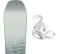 Pack snowboard Nitro Karma W White/blue 26 + Attacchi Sci - Blu / Grigio - Größe 152 - 2026