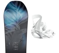 Pack snowboard Nitro Lectra Cam-out W 26 + Attacchi Sci - Nero / Blu - Größe 138 - 2026