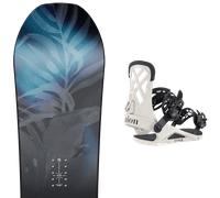 Pack snowboard Nitro Lectra Cam-out W 26 + Attacchi Sci - Nero / Blu - Größe 138 - 2026